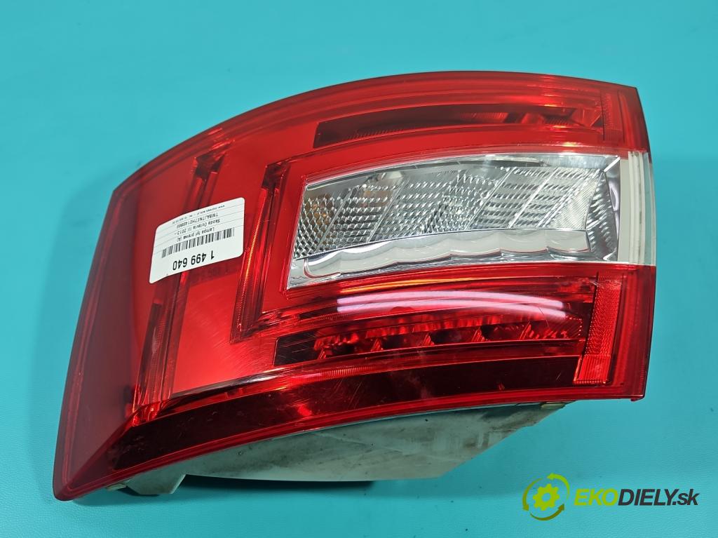 Skoda Octavia III 2013- 2.0 tdi 150 HP manual 110 kW 1968 cm3 5- svetlo / reflektor zadné pravé 5E5945112A (Kľučka dverí ostatné)