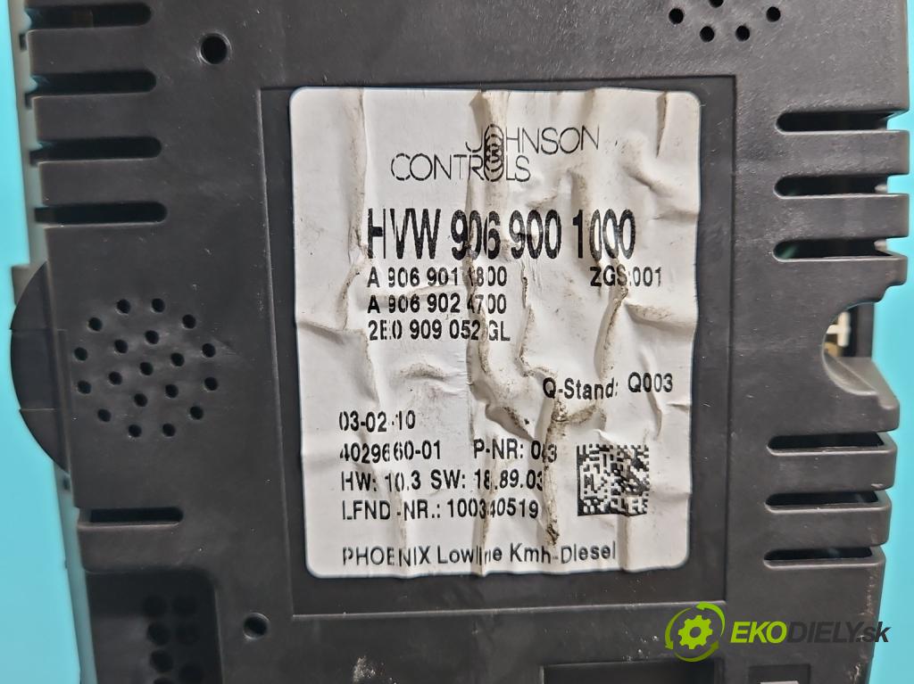 Vw Crafter 2006-2016 2.5 tdi 136 HP manual 100 kW 2461 cm3 5- prístrojovka/ budíky 9069001000 (Prístrojová doska)