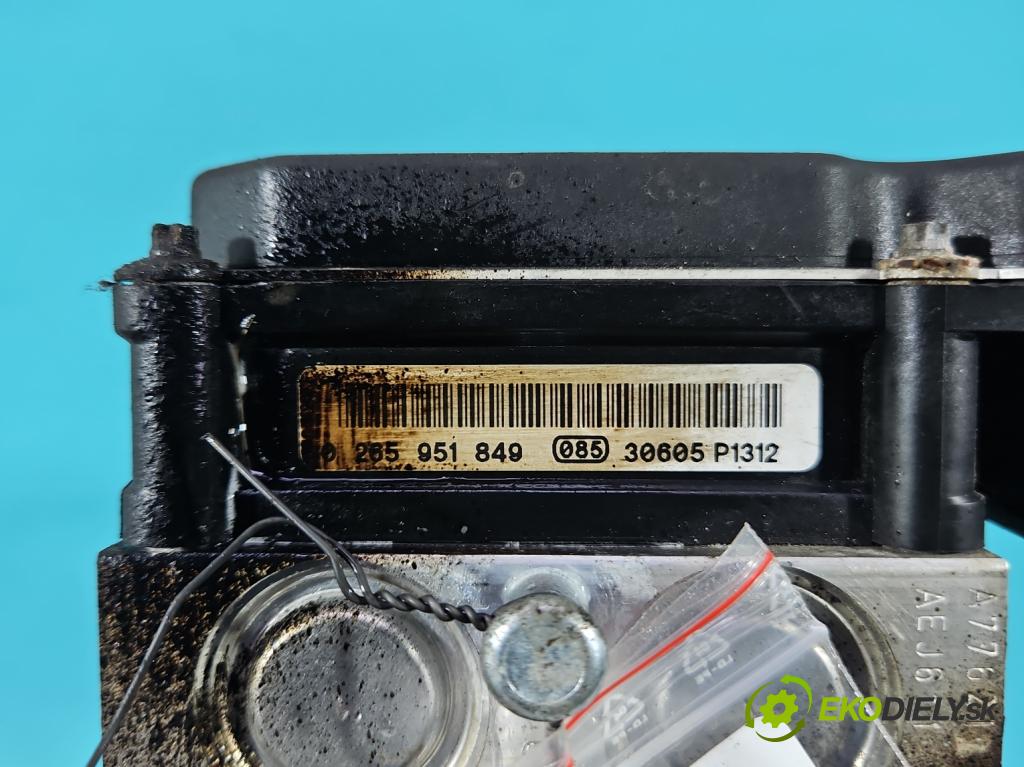 Nissan Qashqai I J10 2006-2013 1.6 dci 131 HP manual 96 kW 1598 cm3 5- čerpadlo abs 0265252020 (Pumpa ABS)