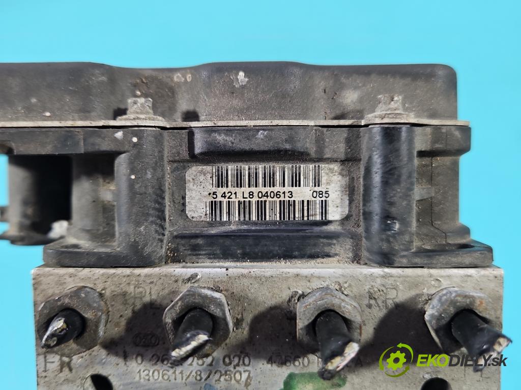 Nissan Qashqai I J10 2006-2013 1.6 dci 131 HP manual 96 kW 1598 cm3 5- čerpadlo abs 0265252020 (Pumpa ABS)