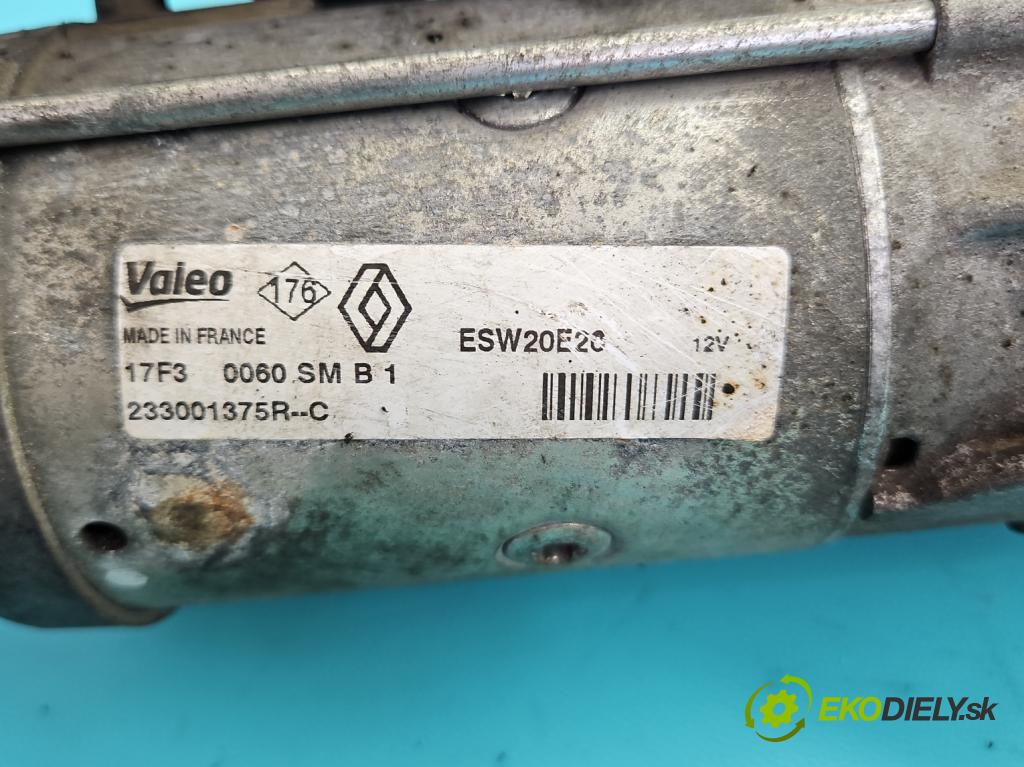 Nissan Qashqai I J10 2006-2013 1.6 dci 131 HP manual 96 kW 1598 cm3 5- štartér 233001375RC (Štartér)