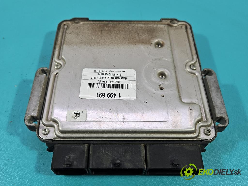 Nissan Qashqai I J10 2006-2013 1.6 dci 131 hp manual 96 kW 1598 cm3 5- řídící jednotka motoru 0281019035