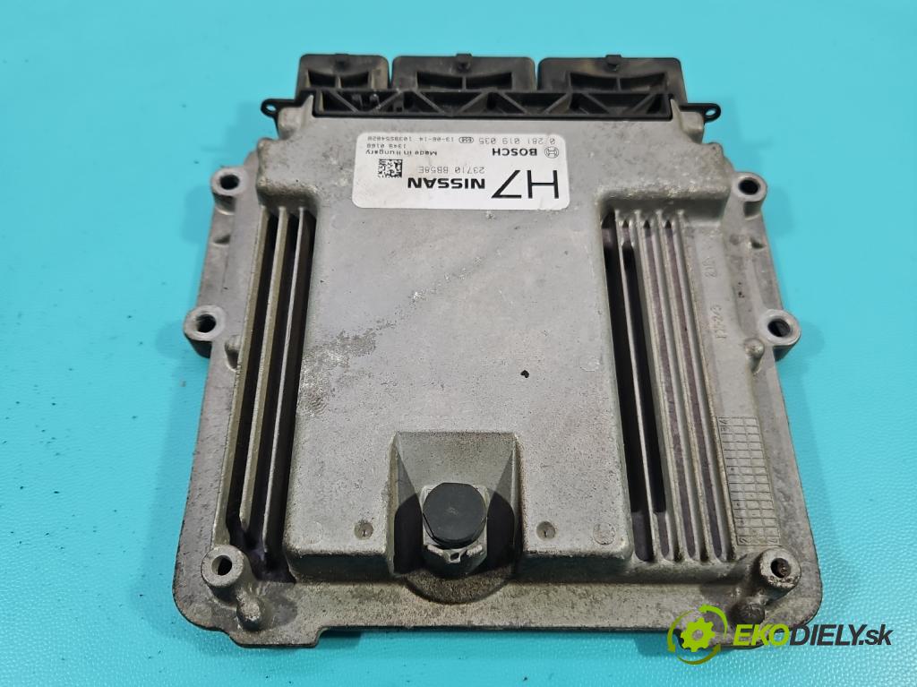 Nissan Qashqai I J10 2006-2013 1.6 dci 131 hp manual 96 kW 1598 cm3 5- řídící jednotka motoru 0281019035