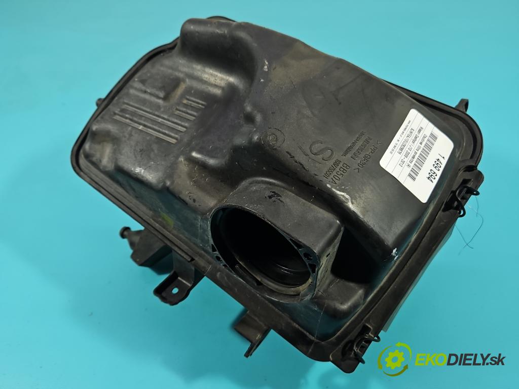 Nissan Qashqai I J10 2006-2013 1.6 dci 131 HP manual 96 kW 1598 cm3 5- obal filtra vzduchu 1087755S01 (Obal vzduchového filtra)