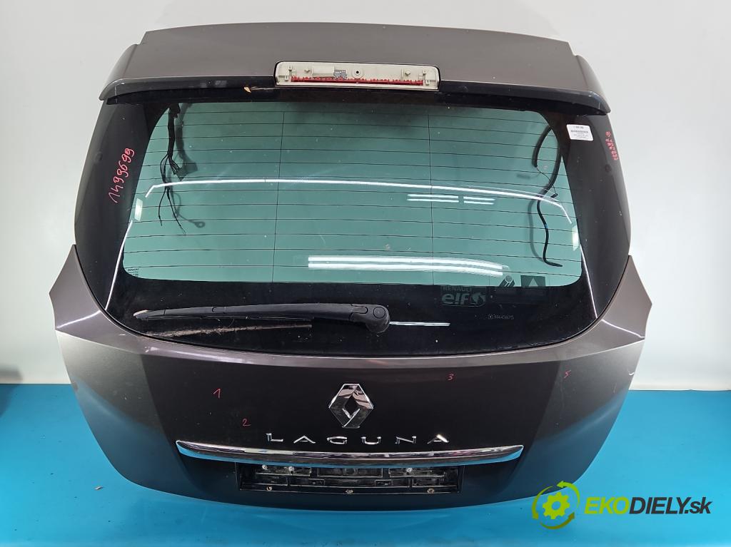 Renault Laguna III 2007-2015 2.0 dci 131 hp manual 96 kW 1995 cm3 5- zadní kufrové dveře  (Zadní kapota (kufr))