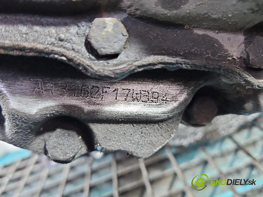 Opel Meriva A 2002-2010 1.6 16V 105 hp manual 77 kW 1598 cm3 5- převodovka stupňová manual F17W394