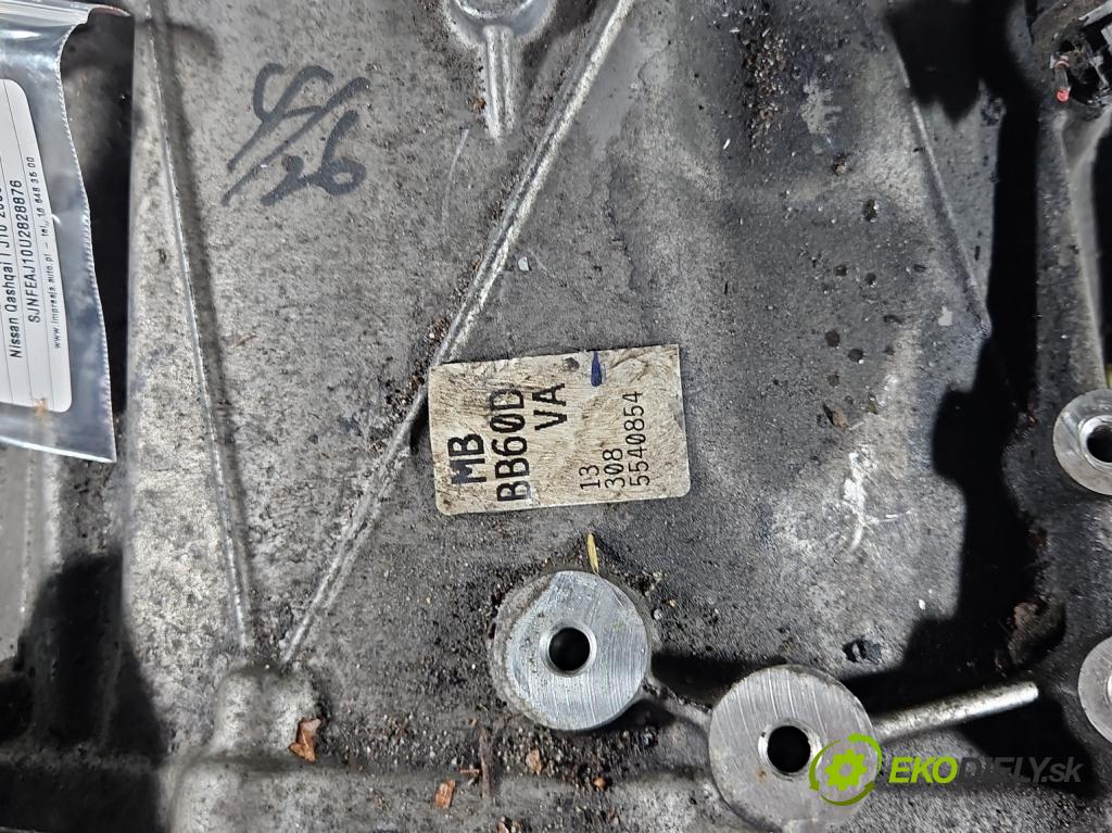 Nissan Qashqai I J10 2006-2013 1.6 dci 131 hp manual 96 kW 1598 cm3 5- převodovka stupňová manual BB60