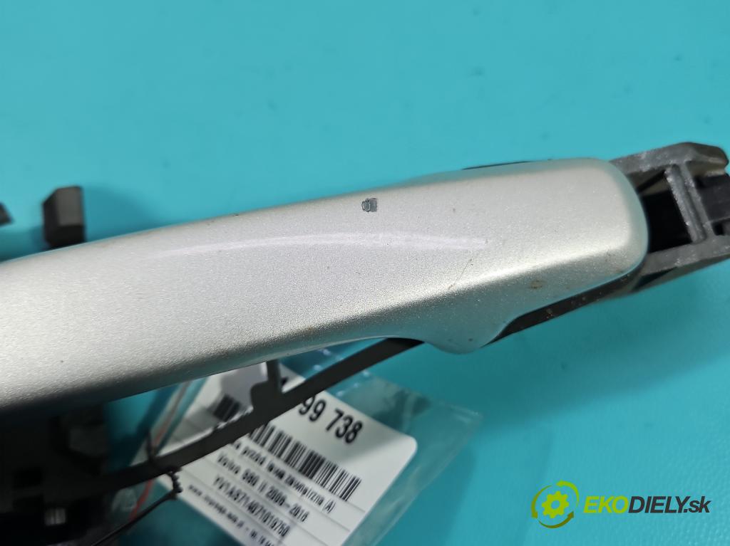 Volvo S80 II 2006-2016 2.4 D5 185 HP automatic 136 kW 2400 cm3 4- rukoväť predné ľavé mimo:  (Kľučka dverí vonkajšia predná ľavá)