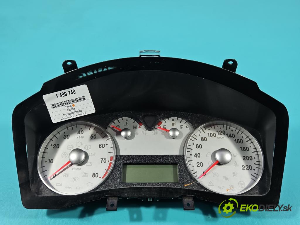 Fiat Stilo 1.6 16V 103 HP manual 76 kW 1596 cm3 5- prístrojovka/ budíky 51771189 (Prístrojová doska)