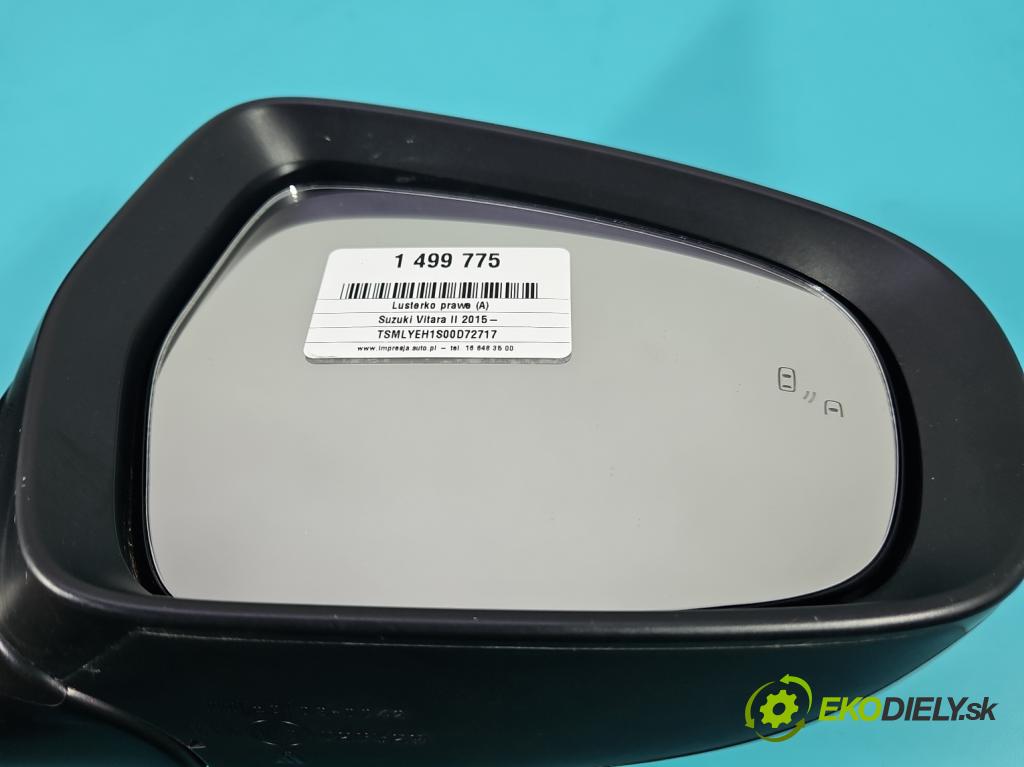 Suzuki Vitara II 2015- 1.5 16V 102 HP automatic 75 kW 1462 cm3 5- zrkadlo pravé 84701-54PM1 (Kľučka dverí ostatné)