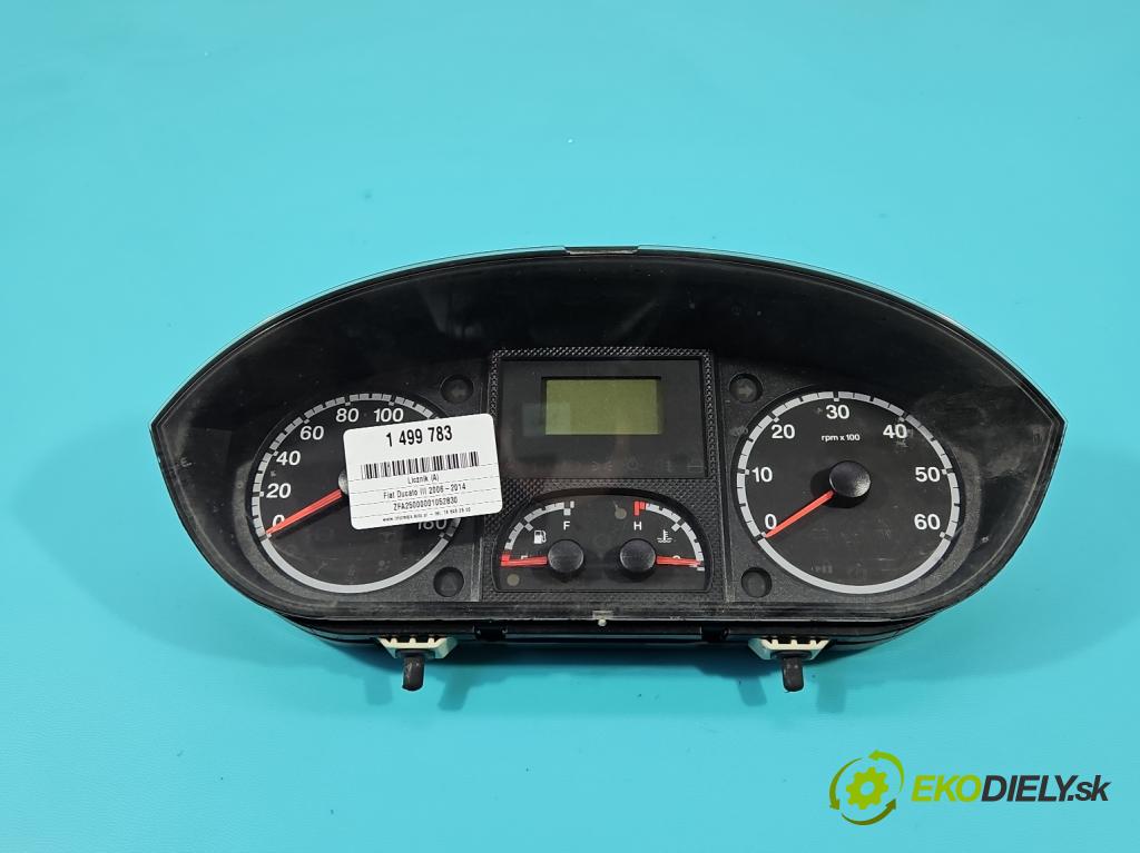 Fiat Ducato III 2006-2014 2.2 jtd 101 HP manual 74 kW 2198 cm3 5- prístrojovka/ budíky 1340672080 (Prístrojová doska)