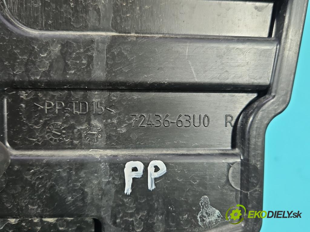 Suzuki Vitara II 2015- 1.5 16V 102 hp automatic 75 kW 1462 cm3 5- kryt plastová 72436-63U0