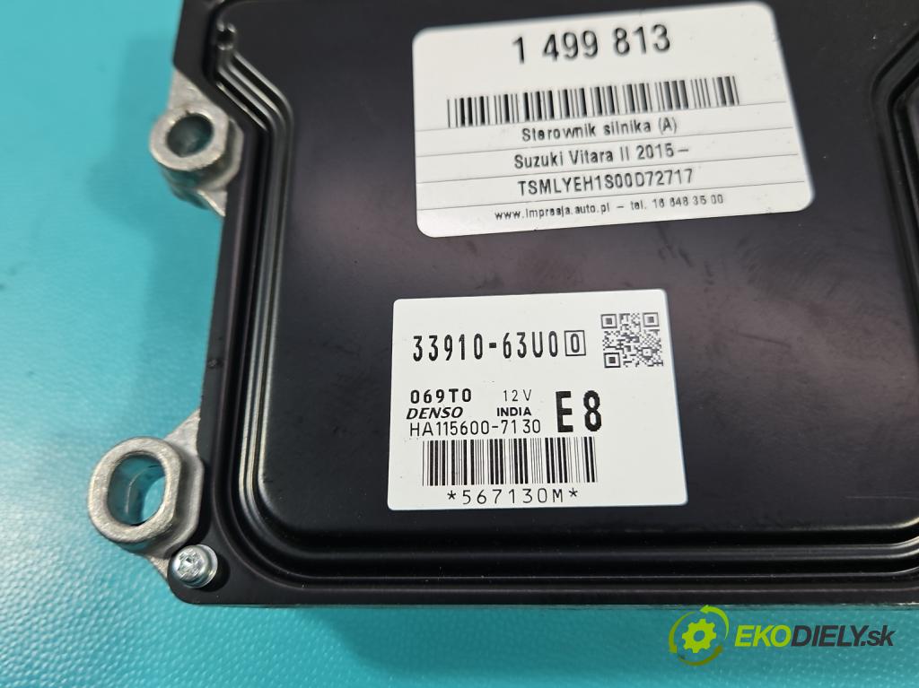 Suzuki Vitara II 2015- 1.5 16V 102 HP automatic 75 kW 1462 cm3 5- riadiaca jednotka motora 33910-63U00