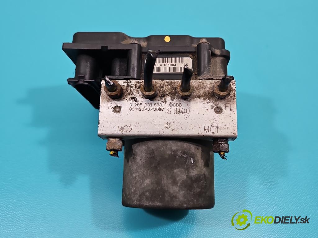 Honda Fr-v 1.7 16V 125 HP manual 92 kW 1668 cm3 5- čerpadlo abs 0265231603 (Pumpa ABS)