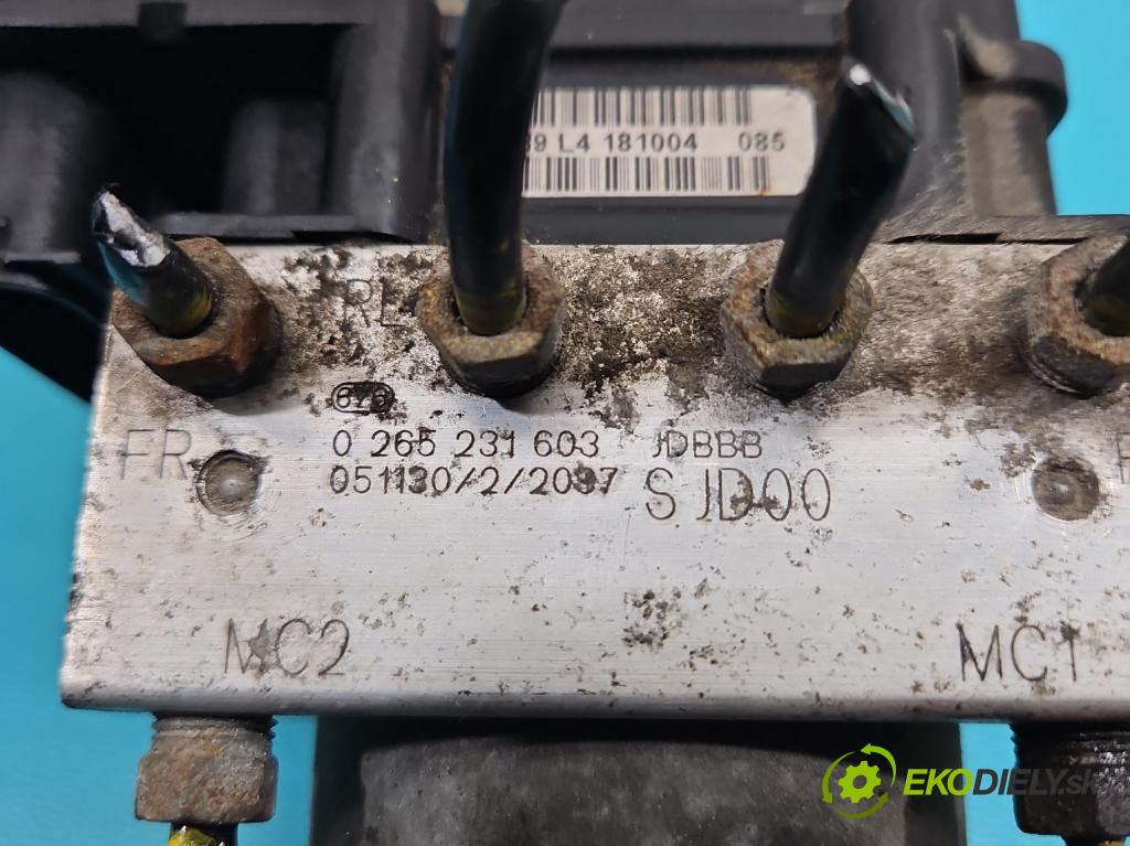 Honda Fr-v 1.7 16V 125 HP manual 92 kW 1668 cm3 5- čerpadlo abs 0265231603 (Pumpa ABS)