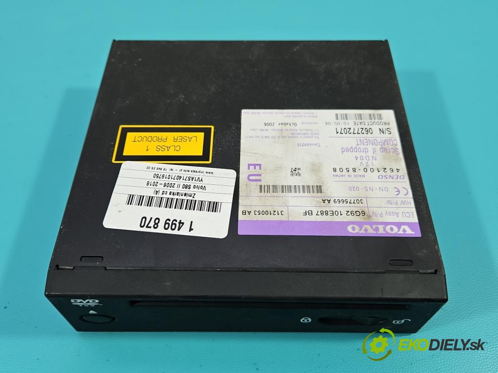 Volvo S80 II 2006-2016 2.4 D5 185 hp automatic 136 kW 2400 cm3 4- Měnič: cd 30775669AA (CD měnič)