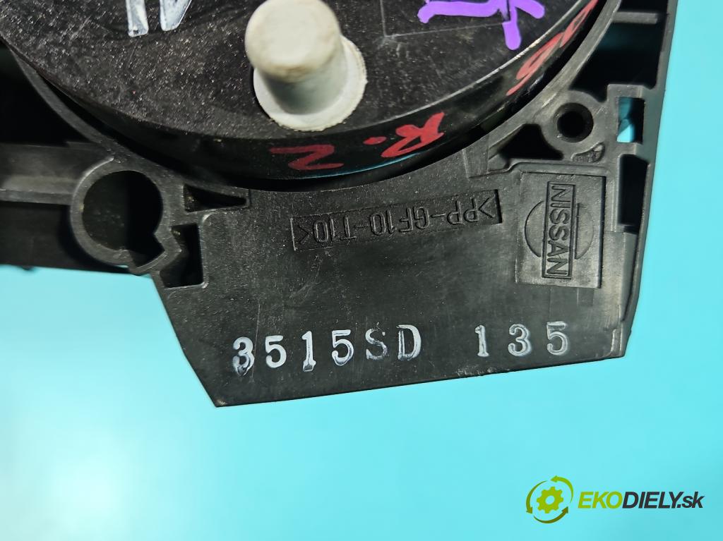 Nissan Qashqai I J10 2006-2013 1.6 dci 131 HP manual 96 kW 1598 cm3 5- Páska: airbag 25560BT25A (Airbag)