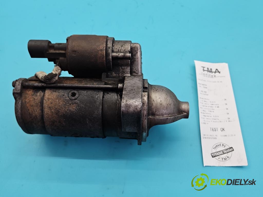 Vw Crafter 2006-2016 2.5 tdi 136 HP manual 100 kW 2461 cm3 5- štartér 076911023B (Štartér)