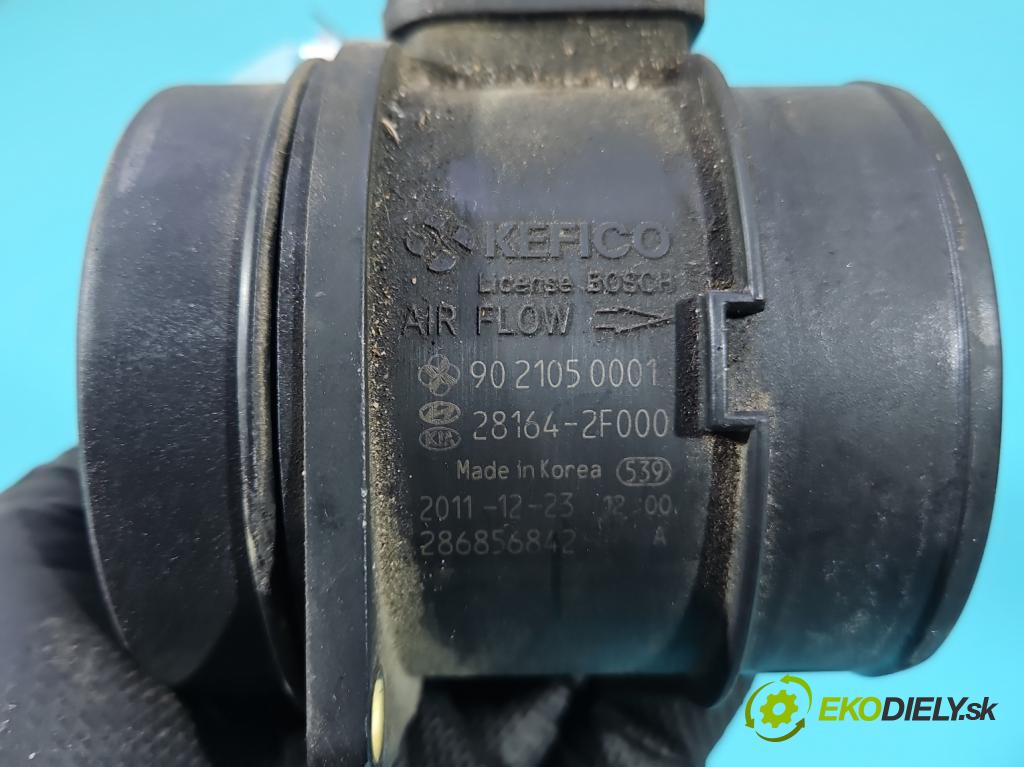 Kia Sportage III 2010-2015 2.0 crdi 136 HP manual 100 kW 1995 cm3 5- průtokoměr: 9021050001 (Váha vzduchu)