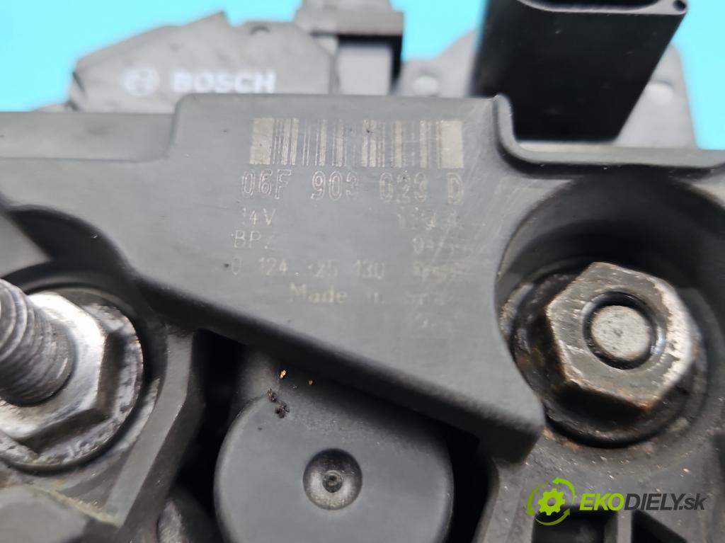 Vw Crafter 2006-2016 2.5 tdi 136 HP manual 100 kW 2461 cm3 5- Alternator 06F903023D (Alternátor)