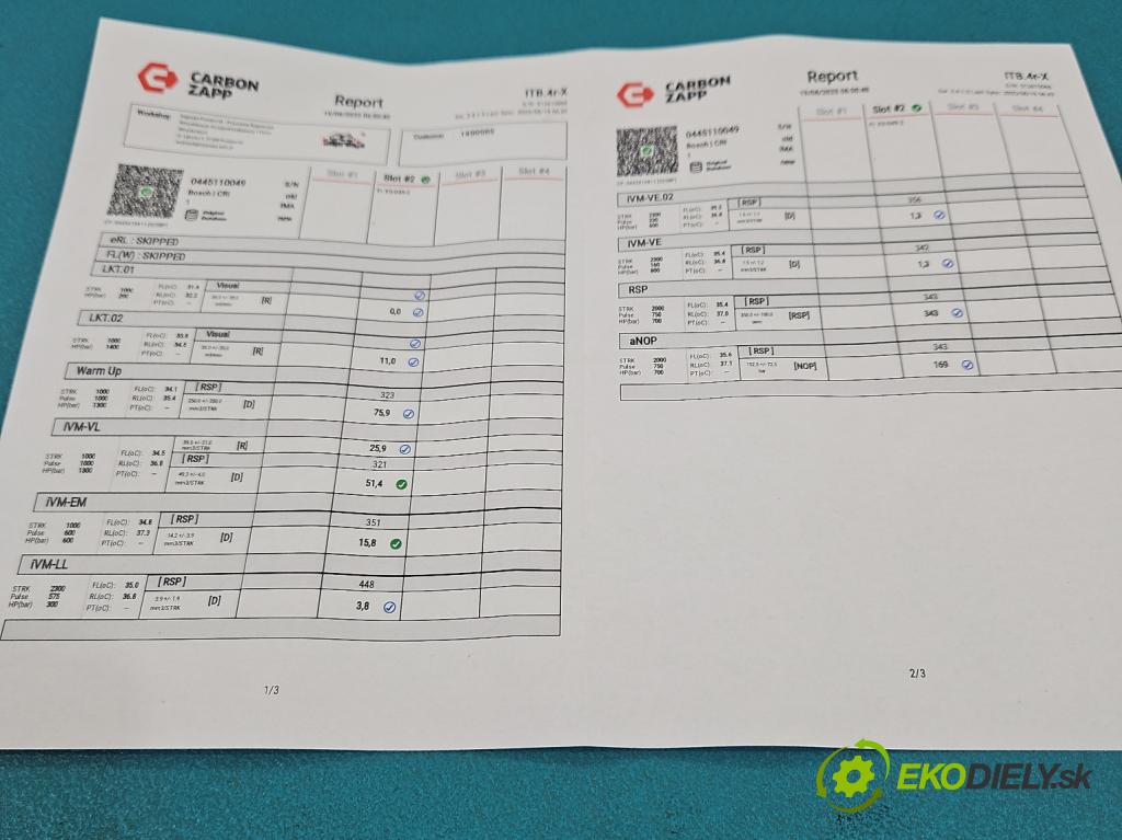 Opel Omega B 1994-2003 2.5 dti 150 HP manual 110 kW 2497 cm3 5- vstrek 0445110049 (Vstrekovač paliva)
