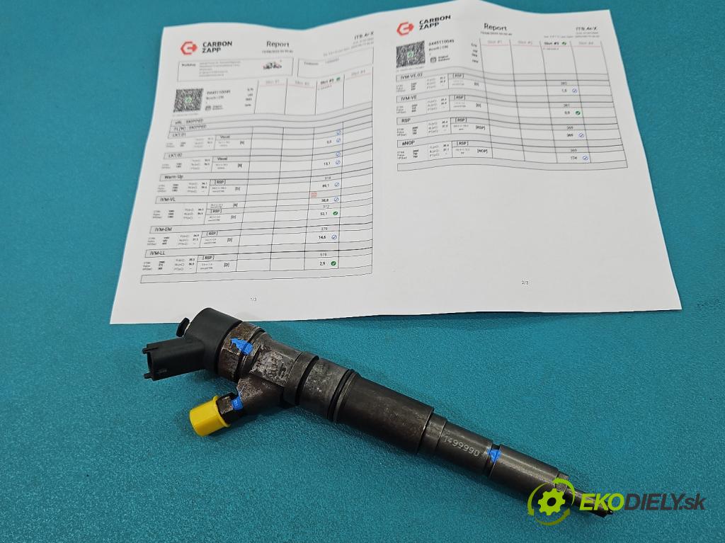 Opel Omega B 1994-2003 2.5 dti 150 HP manual 110 kW 2497 cm3 5- vstrek 0445110049 (Vstrekovač paliva)