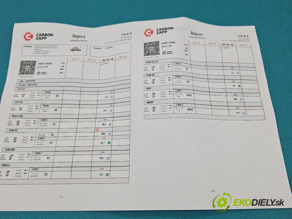 Opel Omega B 1994-2003 2.5 dti 150 HP manual 110 kW 2497 cm3 5- vstrek 0445110049 (Vstrekovač paliva)