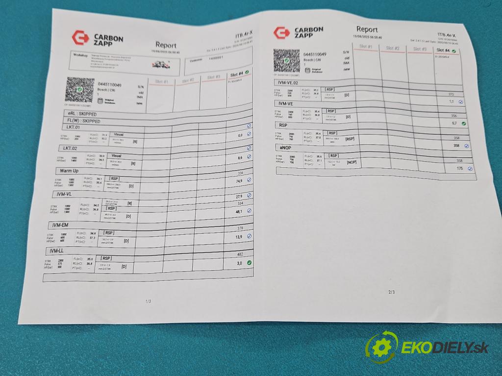 Opel Omega B 1994-2003 2.5 dti 150 HP manual 110 kW 2497 cm3 5- vstrek 0445110049 (Vstrekovač paliva)