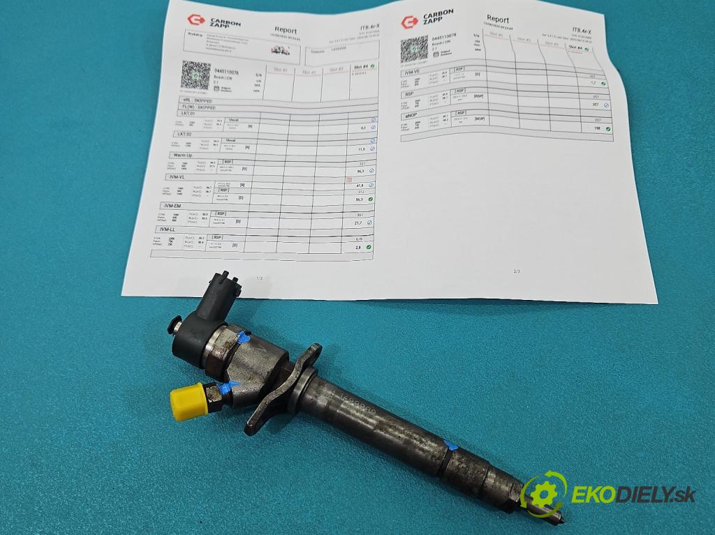 Volvo S60 I 2000-2010 2.4 D5 163 HP manual 120 kW 2401 cm3 4- vstrek 0445110078 (Vstrekovač paliva)