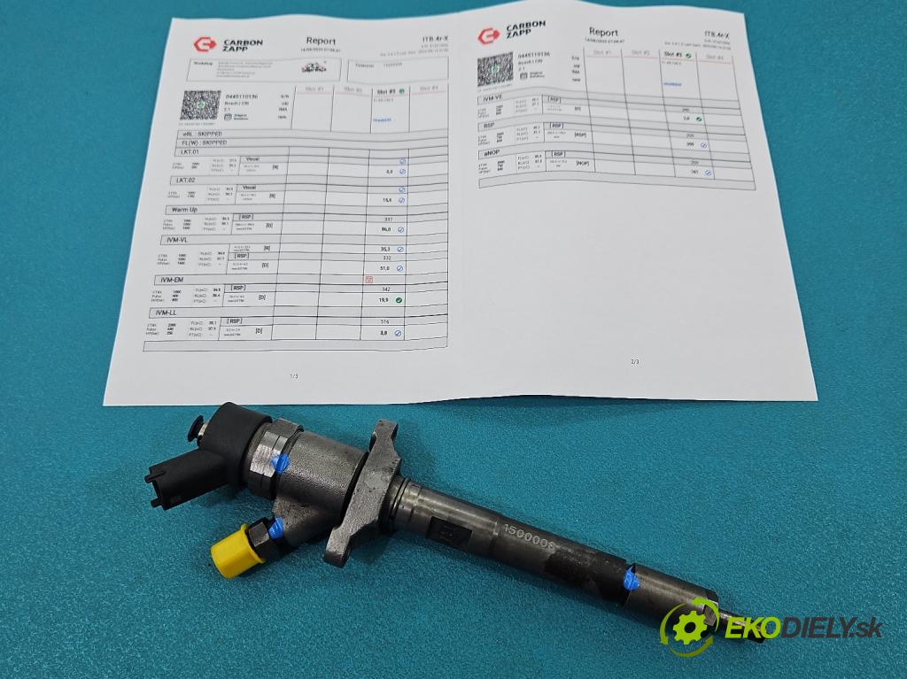 Ford Focus Mk2 2004-2011 1.6 tdci 90 HP manual 66 kW 1560 cm3 5- vstrek 0445110136 (Vstrekovač paliva)