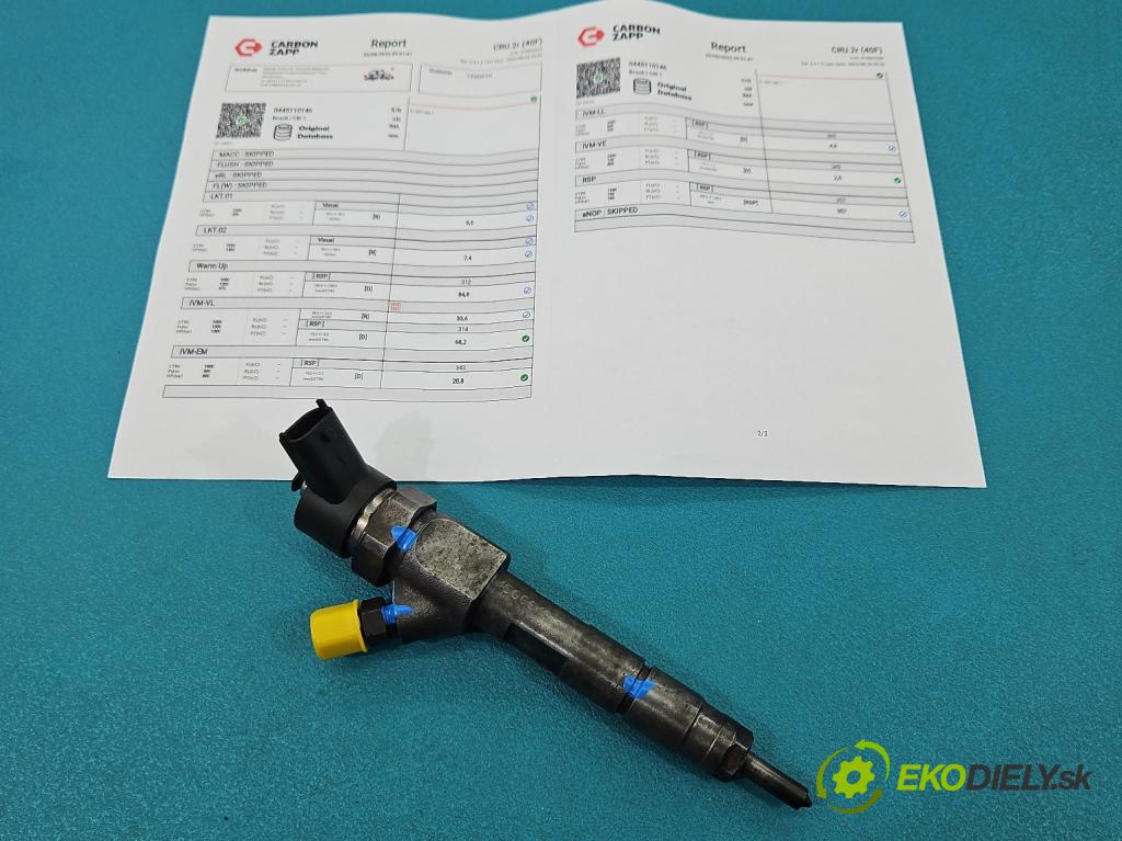 Opel Vivaro 2001-2014 1.9 cdti 101 HP manual 74 kW 1870 cm3 5- vstrek 0445110146 (Vstrekovač paliva)