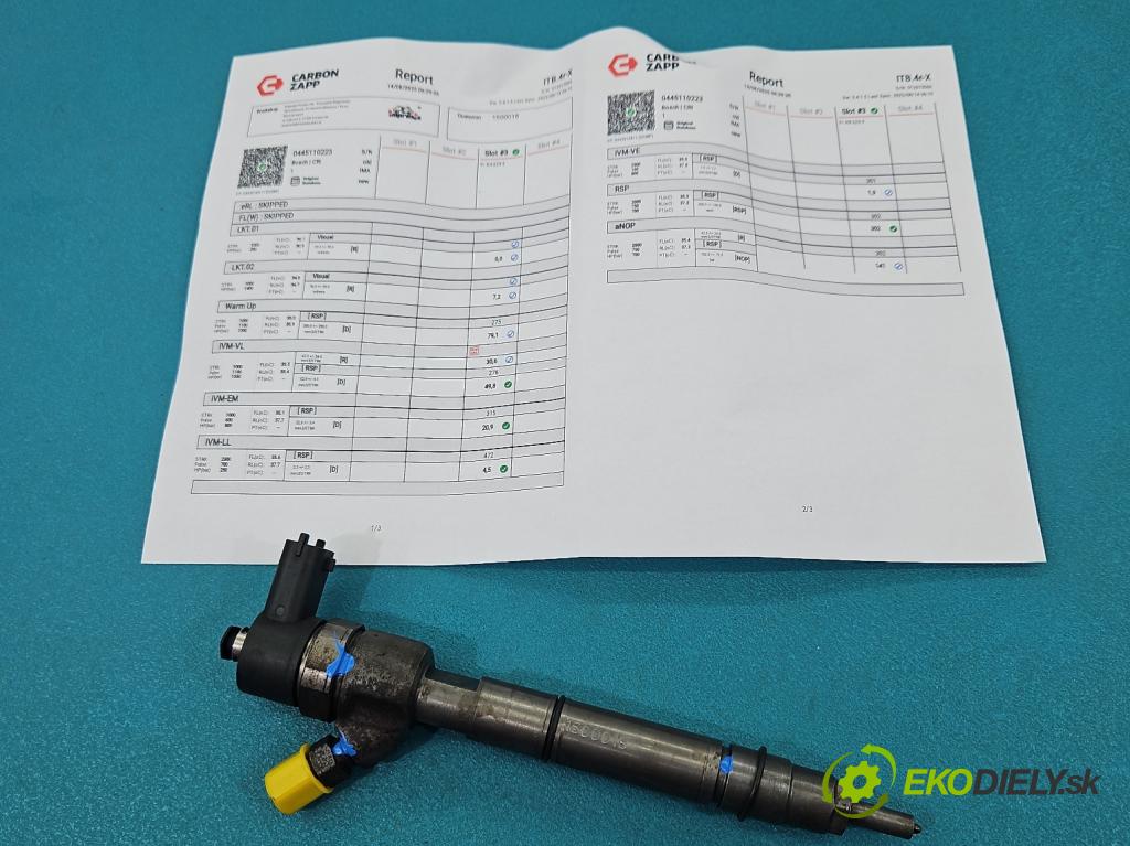 Hyundai Matrix 1.5 crdi 82 HP manual 60 kW 1493 cm3 5- vstrek 0445110223 (Vstrekovač paliva)