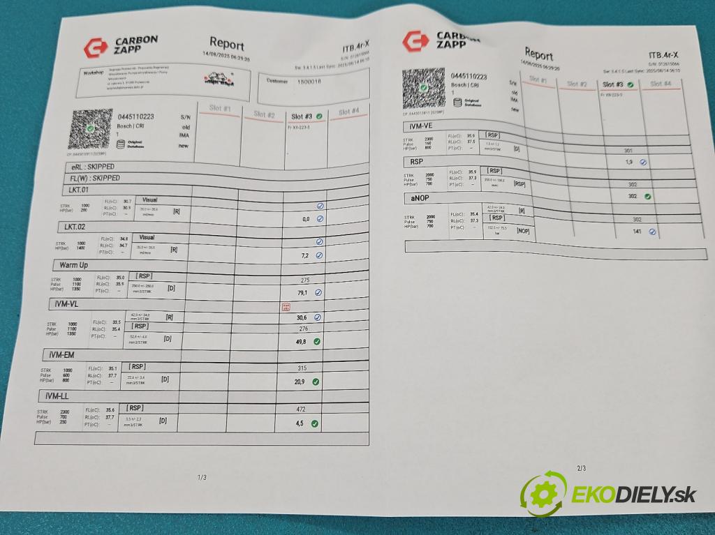 Hyundai Matrix 1.5 crdi 82 HP manual 60 kW 1493 cm3 5- vstrek 0445110223 (Vstrekovač paliva)