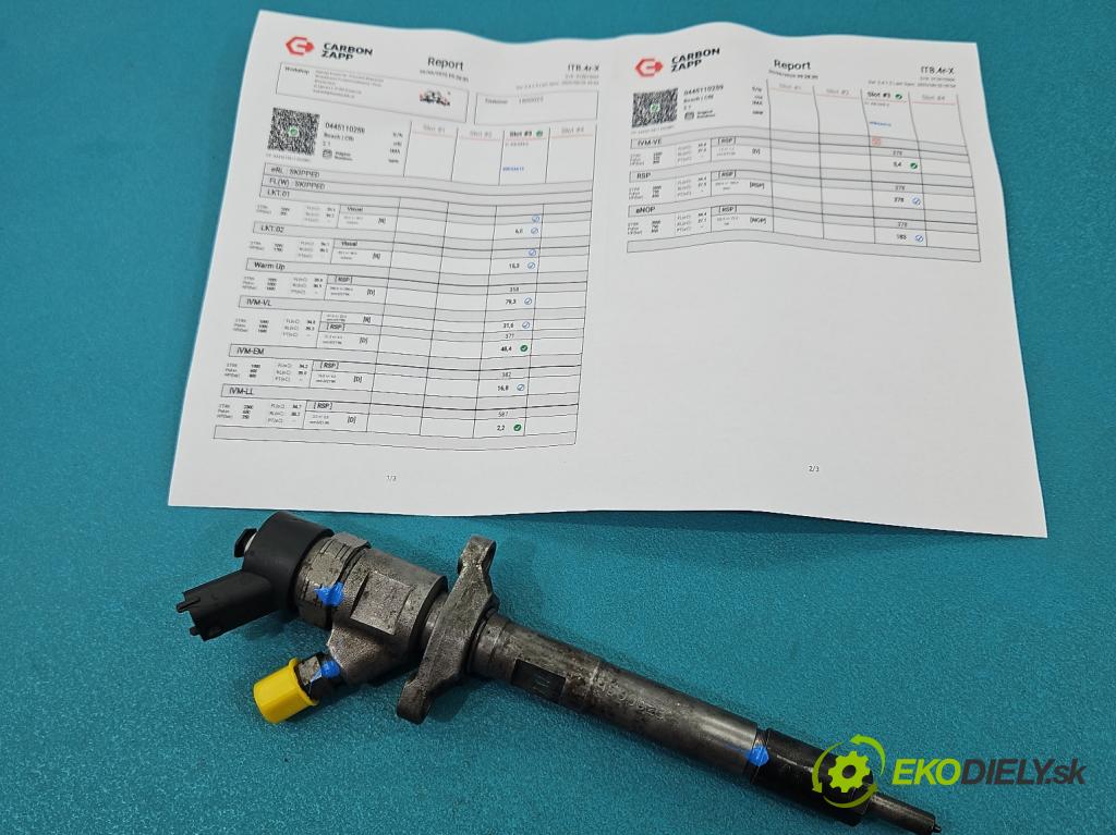 Volvo V50 1.6 D 109 HP manual 80 kW 1560 cm3 5- vstrek 0445110259 (Vstrekovač paliva)