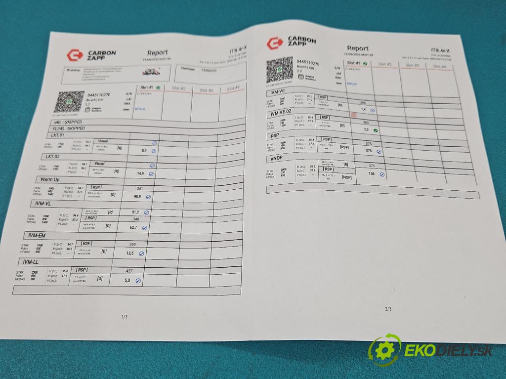 Chevrolet Epica 2.0 VCDi: 150 HP manual 110 kW 1991 cm3 4- vstrek 0445110270 (Vstrekovač paliva)