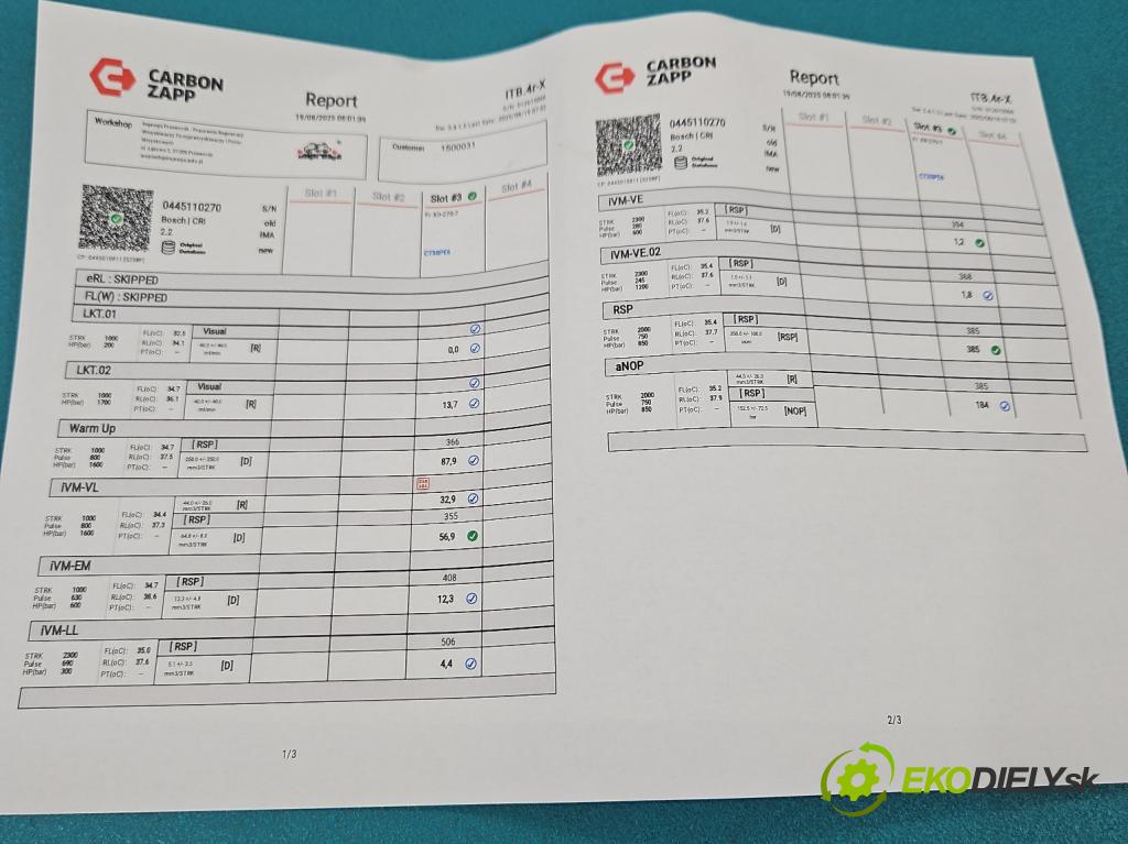 Chevrolet Epica 2.0 VCDi: 150 HP manual 110 kW 1991 cm3 4- vstrek 0445110270 (Vstrekovač paliva)
