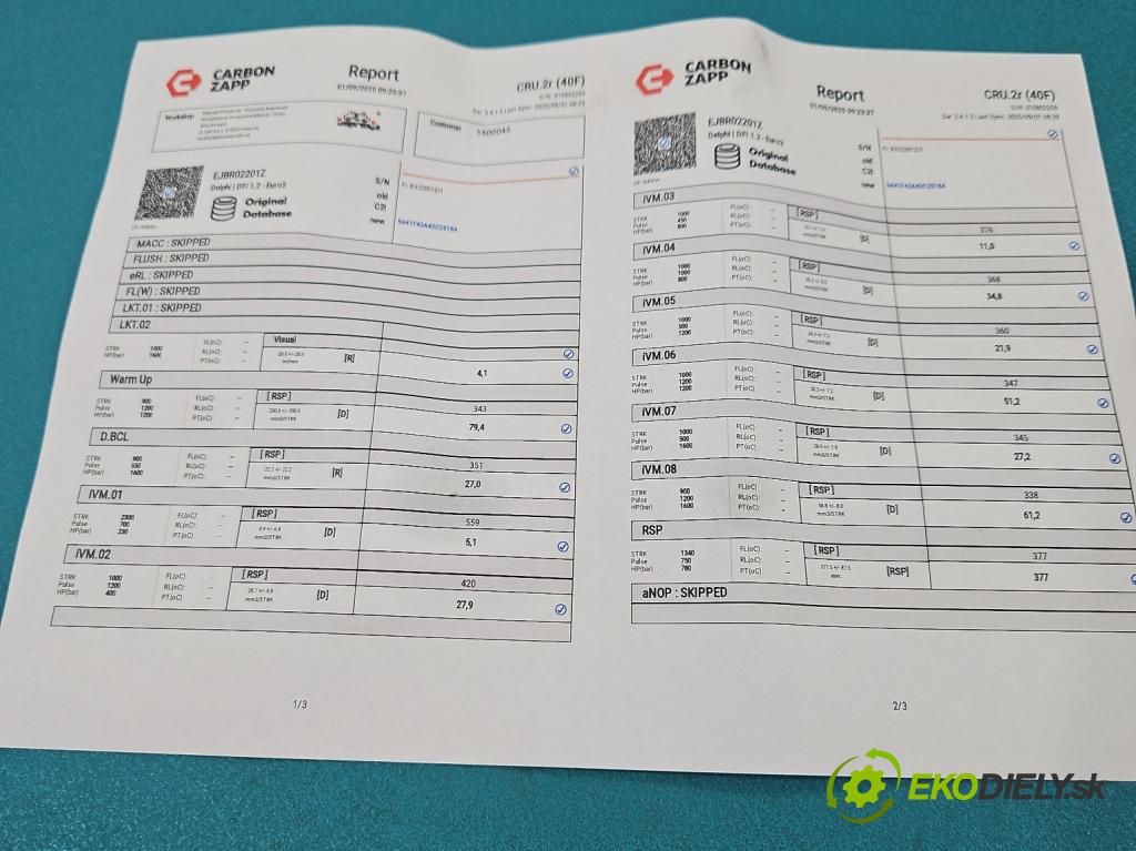 Ford Focus Mk1 1998-2004 1.8 tdci 101 HP manual 74 kW 1753 cm3 5- vstrek EJBR02201Z (Vstrekovač paliva)