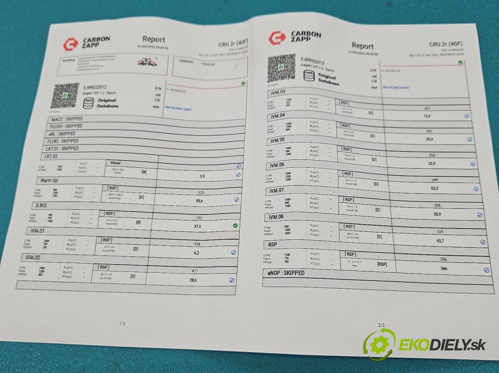 Ford Focus Mk1 1998-2004 1.8 tdci 101 HP manual 74 kW 1753 cm3 5- vstrek EJBR02201Z (Vstrekovač paliva)