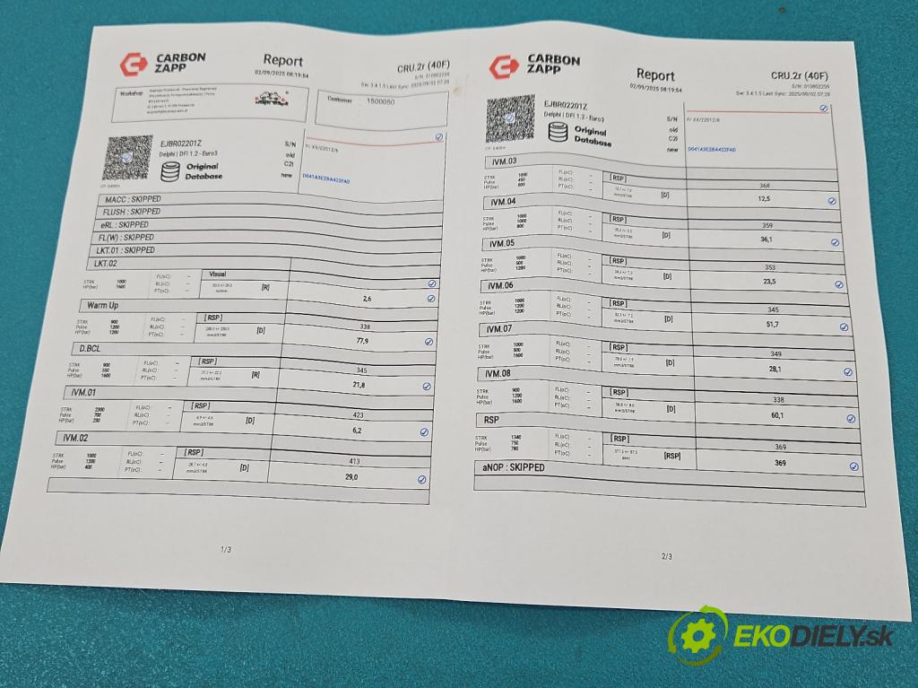 Ford Focus Mk1 1998-2004 1.8 tdci 101 HP manual 74 kW 1753 cm3 5- vstrek EJBR02201Z (Vstrekovač paliva)