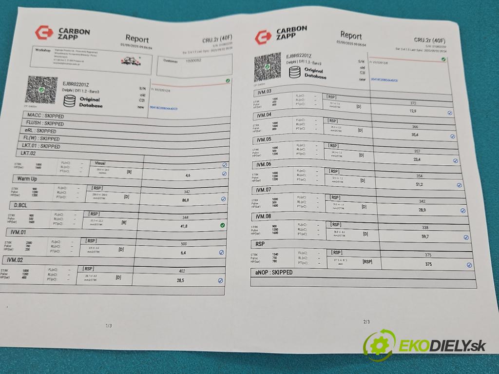 Ford Focus Mk1 1998-2004 1.8 tdci 101 HP manual 74 kW 1753 cm3 5- vstrek EJBR02201Z (Vstrekovač paliva)