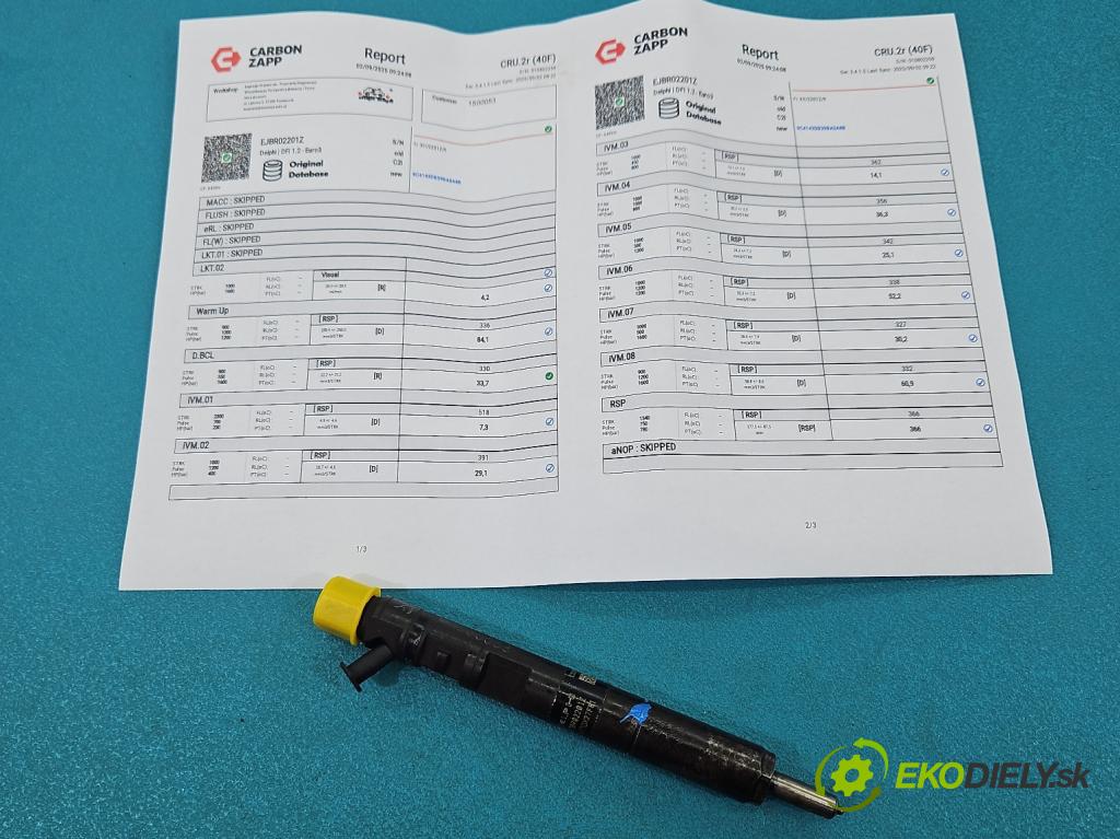 Ford Focus Mk1 1998-2004 1.8 tdci 101 HP manual 74 kW 1753 cm3 5- vstrek EJBR02201Z (Vstrekovač paliva)