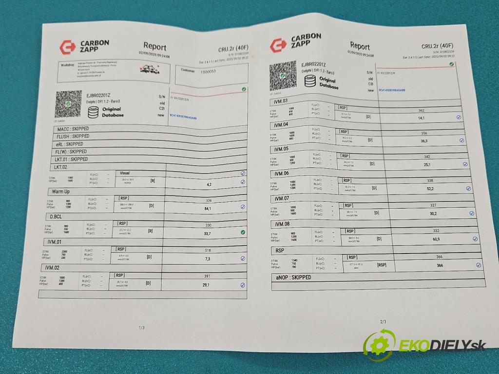 Ford Focus Mk1 1998-2004 1.8 tdci 101 HP manual 74 kW 1753 cm3 5- vstrek EJBR02201Z (Vstrekovač paliva)