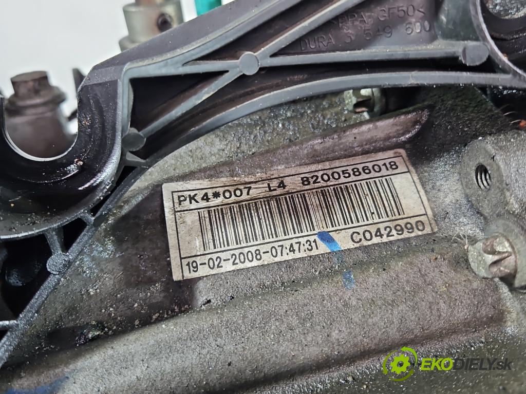 Renault Laguna III 2007-2015 2.0 dci 131 hp manual 96 kW 1995 cm3 5- převodovka stupňová manual PK4 007
