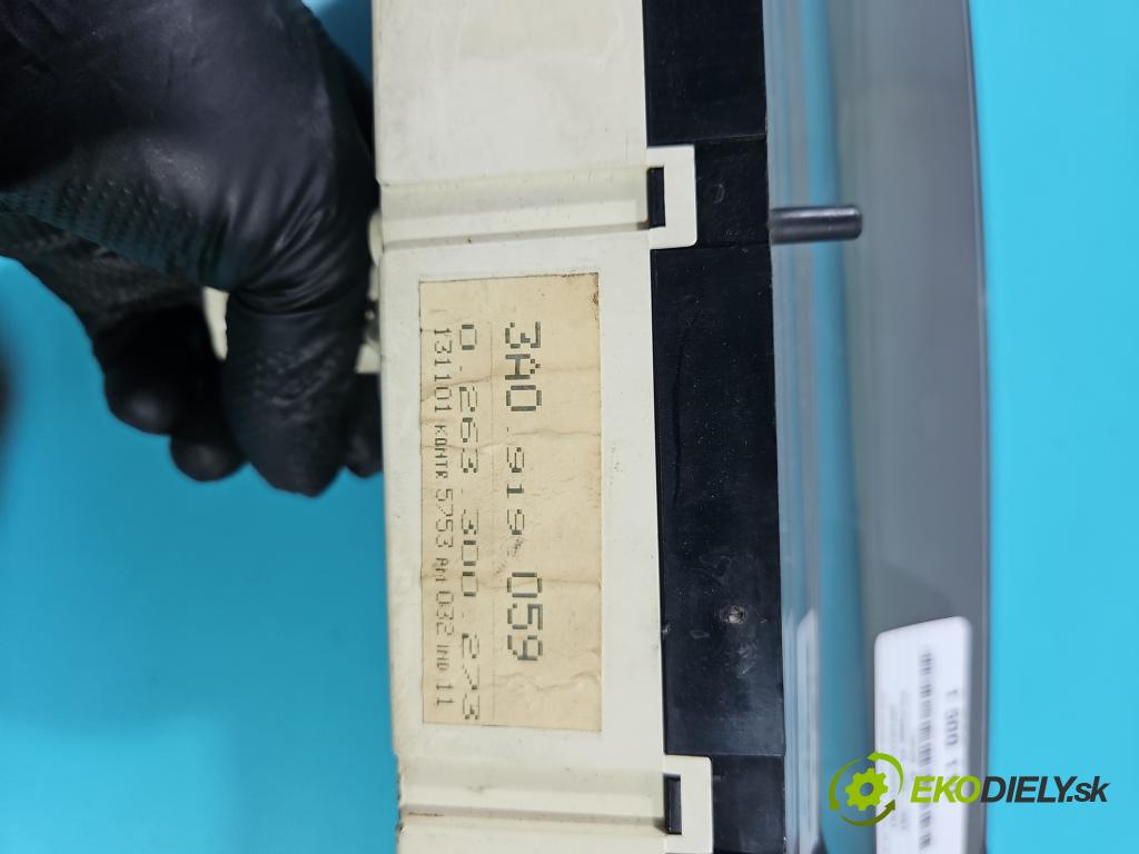 Vw Passat B4 1993-1997 1.8 90 HP manual 66 kW 1781 cm3 5- prístrojovka/ budíky 3A0919059 (Prístrojová doska)