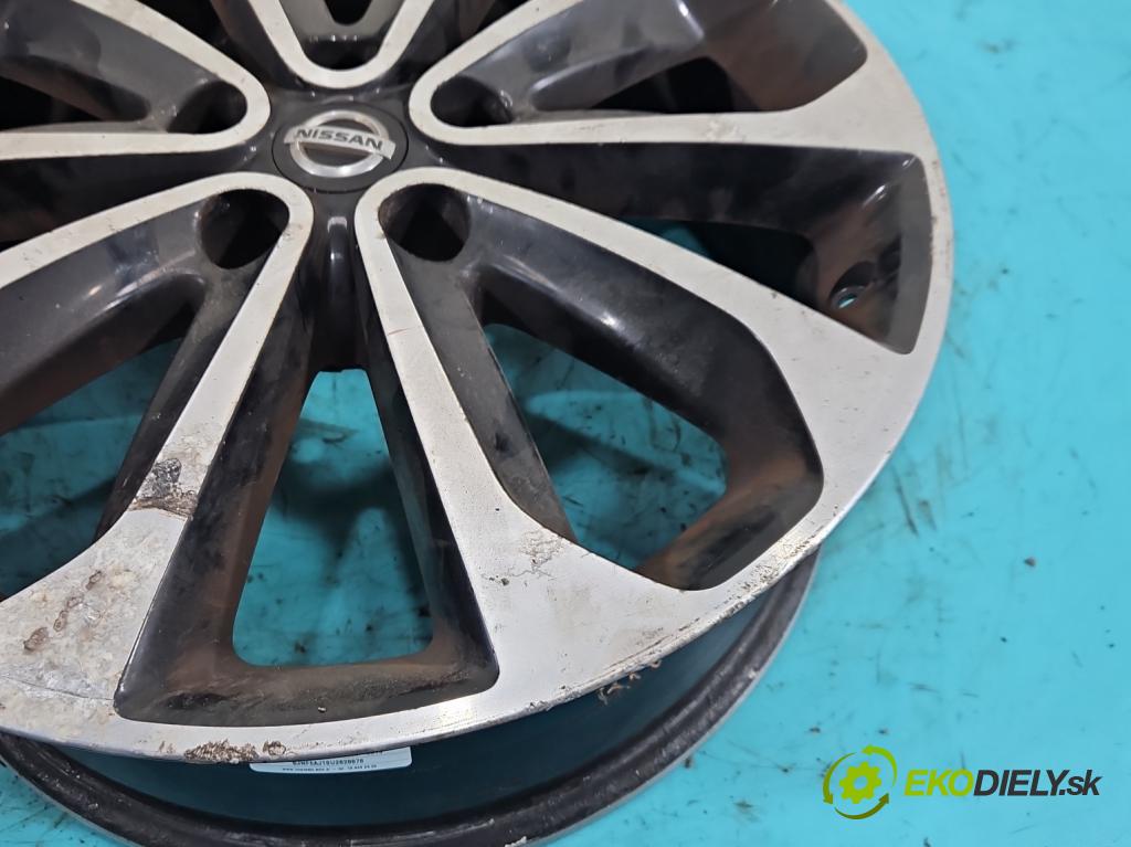 Nissan Qashqai I J10 2006-2013 1.6 dci 131 hp manual 96 kW 1598 cm3 5- Felga hliník: 18"