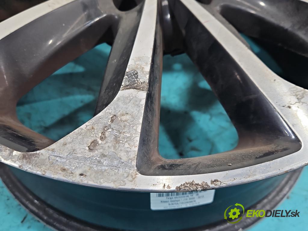 Nissan Qashqai I J10 2006-2013 1.6 dci 131 hp manual 96 kW 1598 cm3 5- Felga hliník: 18"