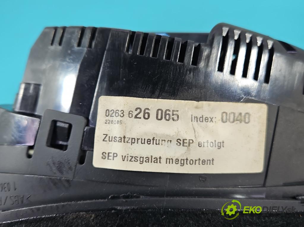 Audi A4 B7 2004-2008 2.0 tdi 140 HP manual 103 kW 1968 cm3 5- prístrojovka/ budíky 0263626065 (Prístrojová doska)