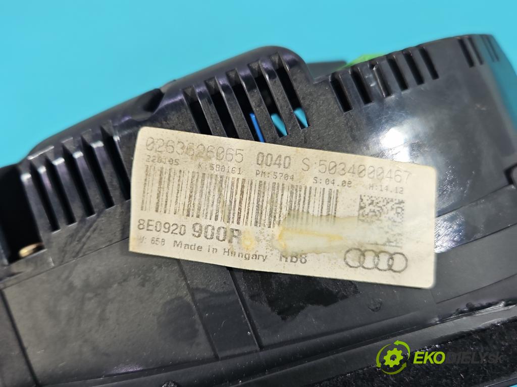 Audi A4 B7 2004-2008 2.0 tdi 140 HP manual 103 kW 1968 cm3 5- prístrojovka/ budíky 0263626065 (Prístrojová doska)