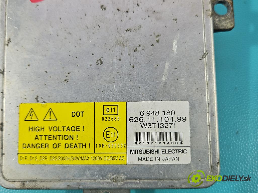 Volvo S80 II 2006-2016 2.4 D5 185 HP automatic 136 kW 2400 cm3 4- střídač: xenon 6948180 (Riadiaca jednotka xenónu)