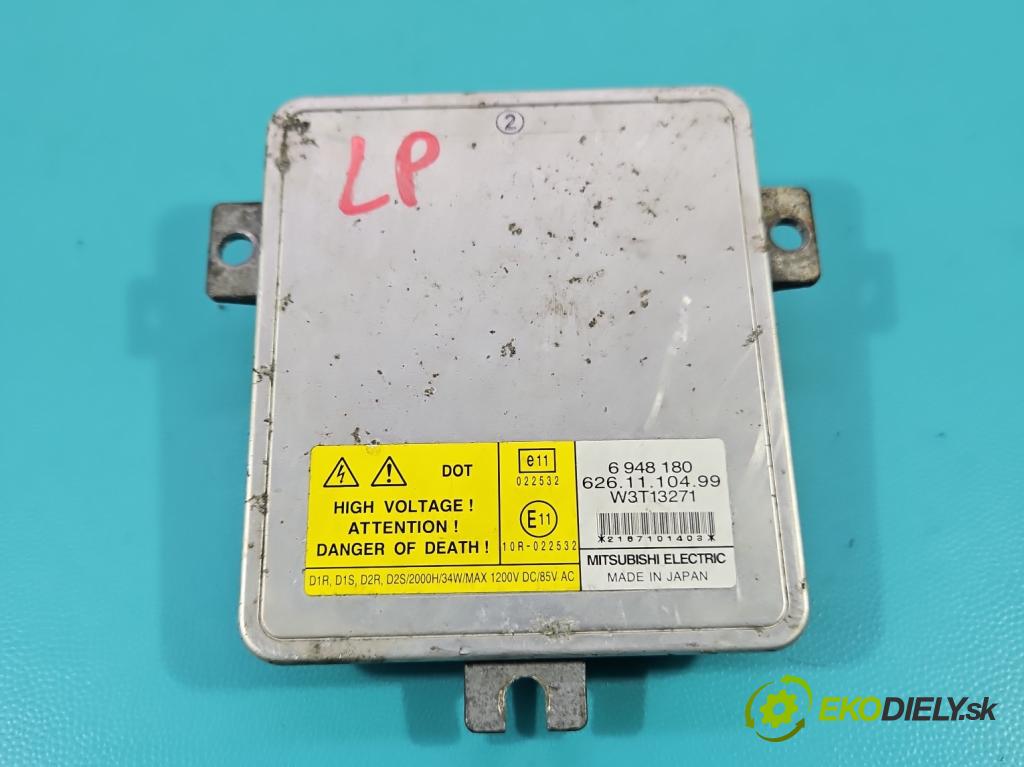 Volvo S80 II 2006-2016 2.4 D5 185 HP automatic 136 kW 2400 cm3 4- střídač: xenon 6948180 (Riadiaca jednotka xenónu)